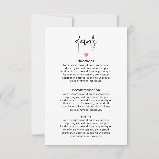 Carte de boîtier mariage de typographie moderne et (Devant)