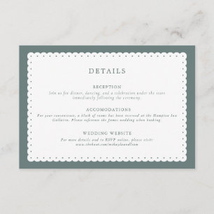 Carte de boîtier Mariage Edge à pente classique