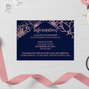 Carte de boîtier mariage en silo rose