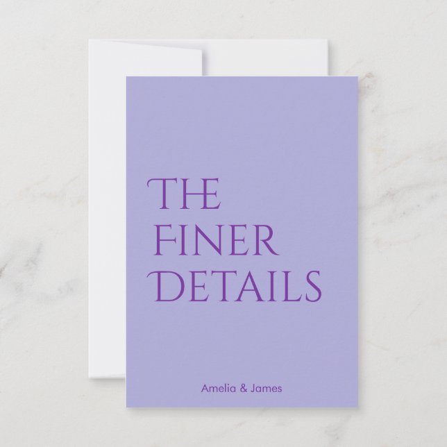 Carte de boîtier mariage Wavy minimaliste moderne (Dos)