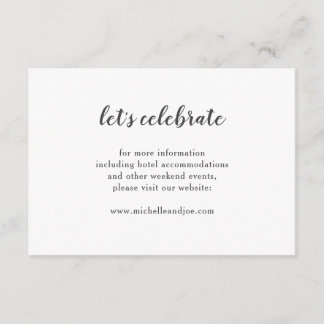 Carte de boîtier minimaliste détaillée