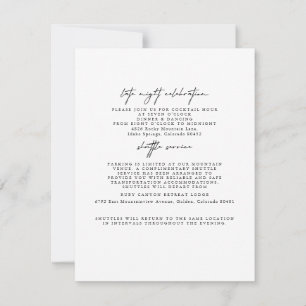 Carte de boîtier moderne simple Mariage Détails
