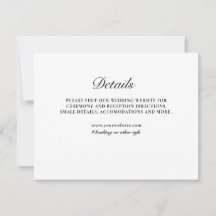 Carte de boîtier noir et blanc de forme classique