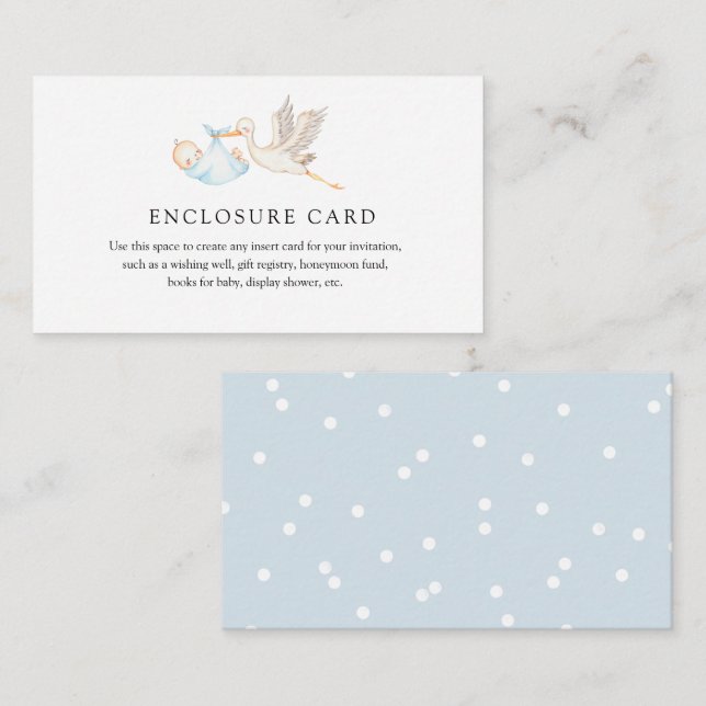 Carte de boîtier personnalisée Boucle bleue (Devant / Derrière)