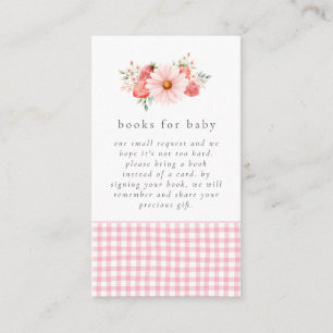 Carte de boîtier pour Baby shower bébé doux Berry