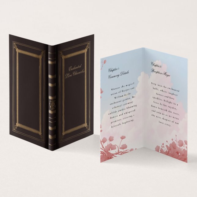 Carte de boîtier pour détails du livre d'amour (Inside and Outside)