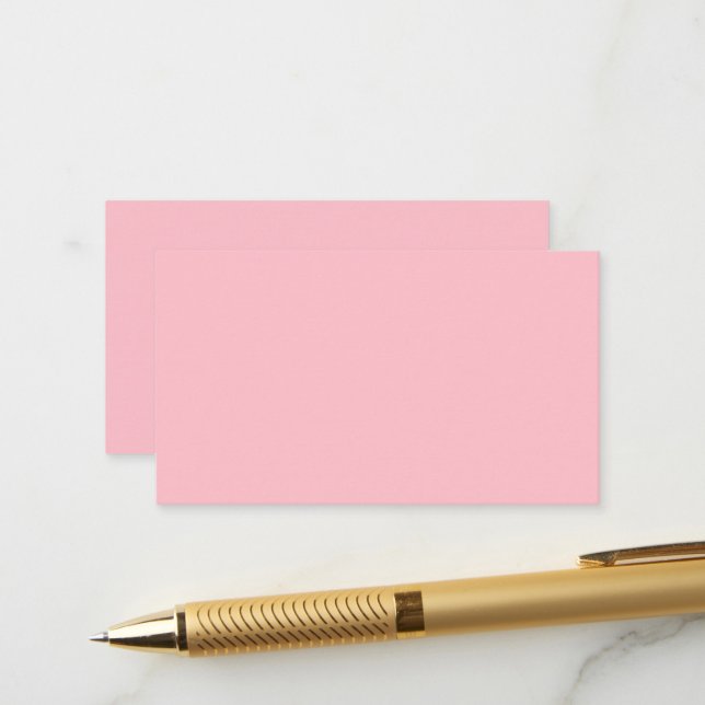 Carte de boîtier rose (Devant/Arrière en situation)