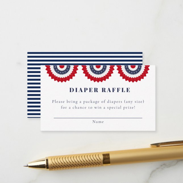 Carte de boîtier rouge blanc et Baby shower dû (Devant/Arrière en situation)