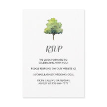 Carte de boîtier RSVP Russe Barn Mariage campagnar