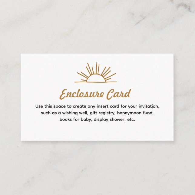 Carte de boîtier Sunshine Retro (Devant)