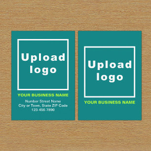 Carte de boîtier Turquoise pour entreprise