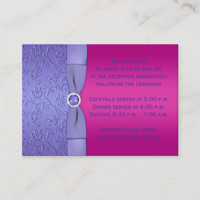 Carte de boîtier violet à puce à puce à puce Fuchs (Devant)