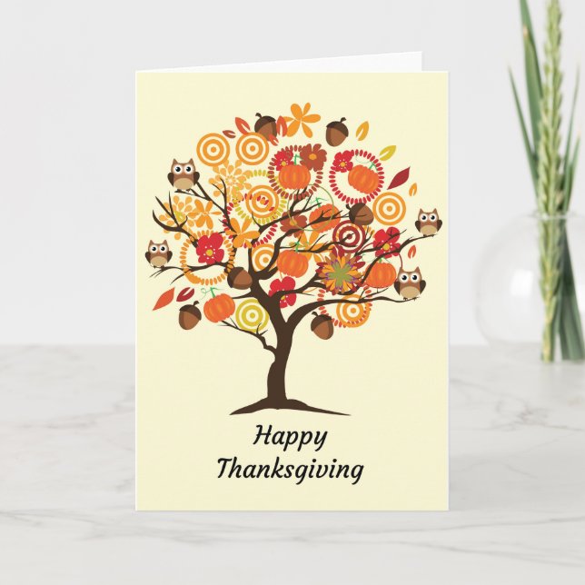 Carte de bon thanksgiving (Devant)