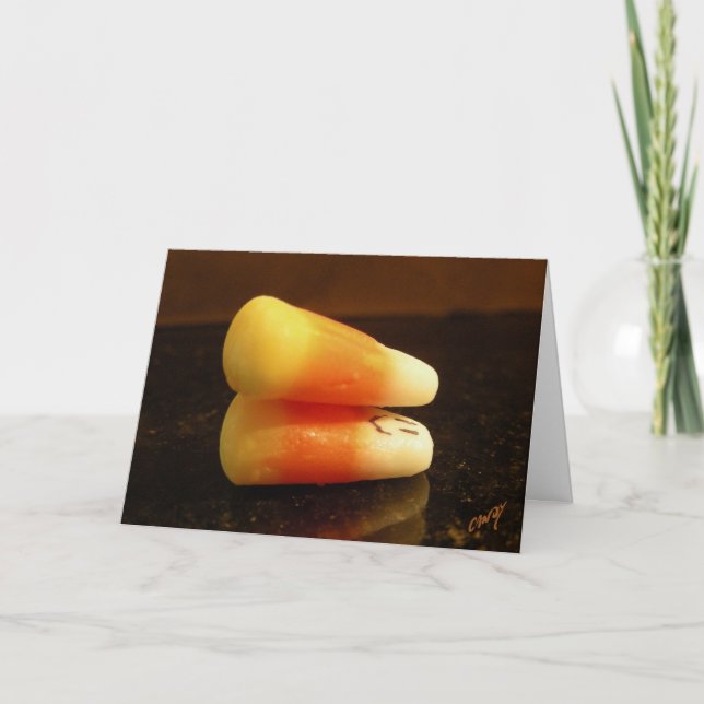 Carte de bonbon d'Halloween (Devant)
