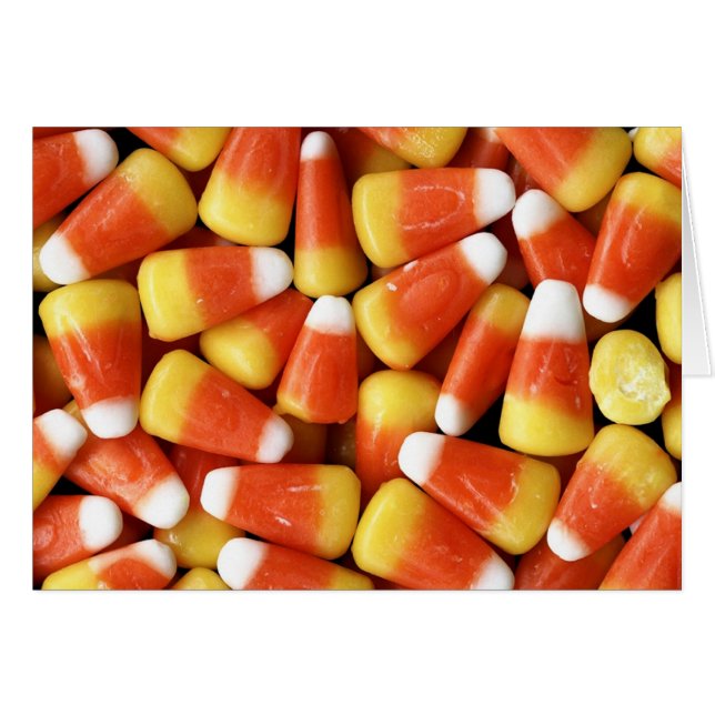 Carte de bonbons au maïs (Devant horizontal)