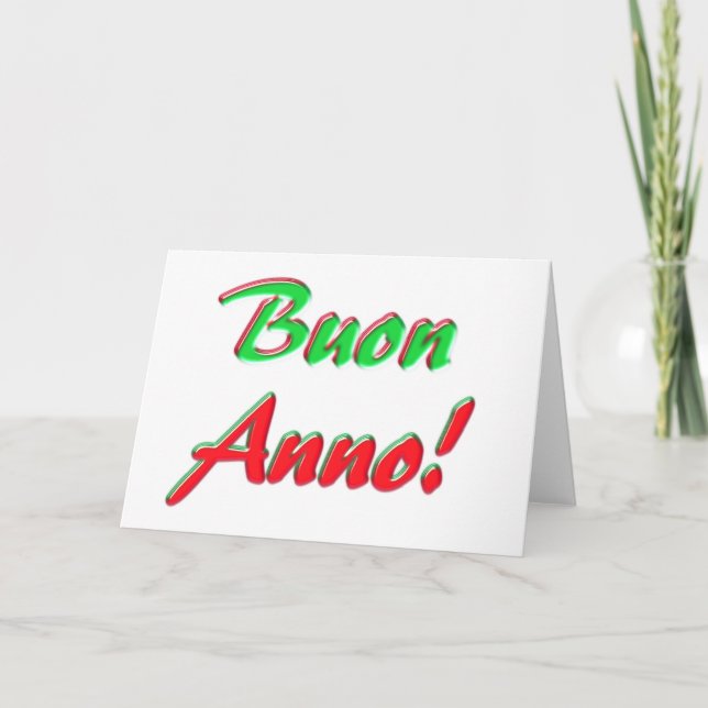 Carte de bonne année (Devant)