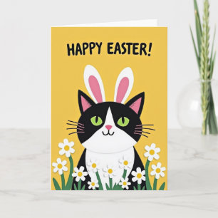 Carte de Bonne Fête de Kitty Printanière