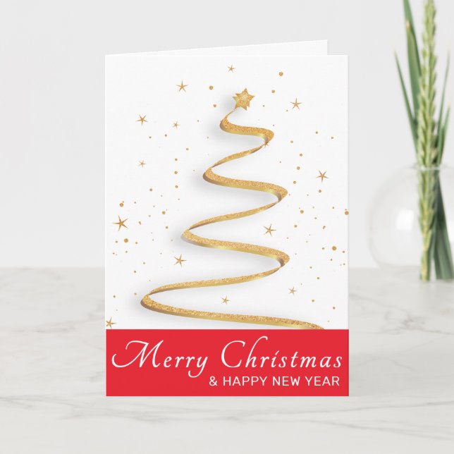 Carte de Bonnes Fêtes de Noël Joyeux (Devant)