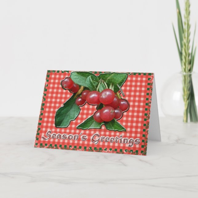 Carte de Bonnes Fêtes Honeysuckie (Devant)