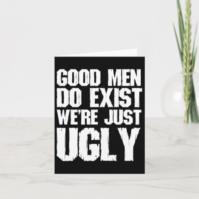 Carte De bons hommes existent Nous sommes juste des père (Devant)