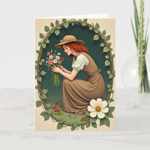 Carte de bouquet de fleurs Auburn Beauty
