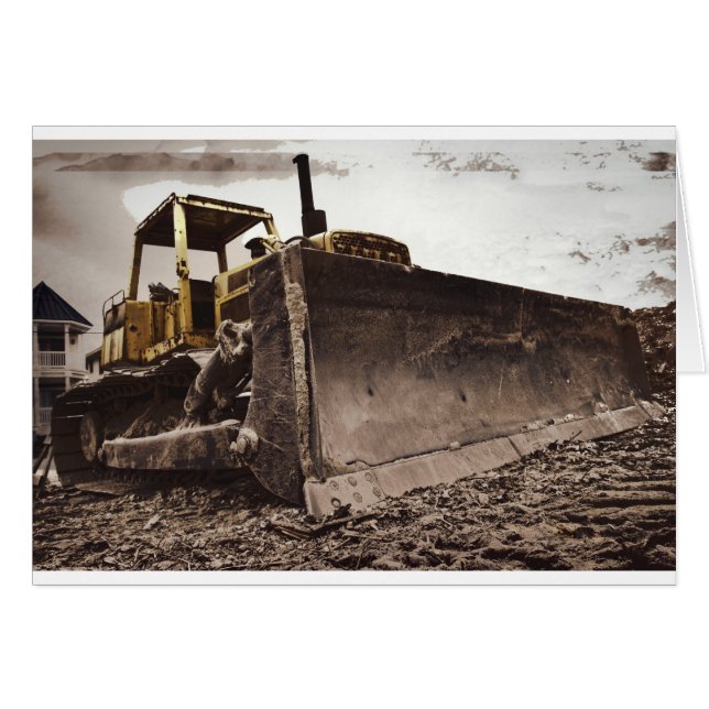 Carte de bouteur (Devant horizontal)