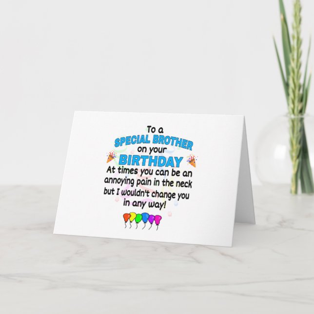 Carte de Brother Funny (Devant)