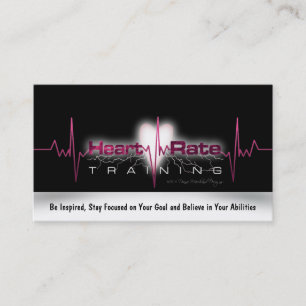 Carte de but de la formation sur le taux de coeur