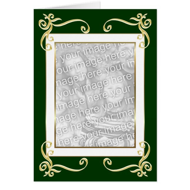 Carte de cadre d'or (Devant)