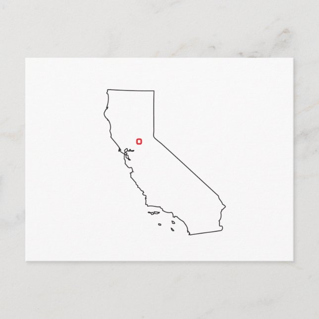 Carte de Californie (Devant)