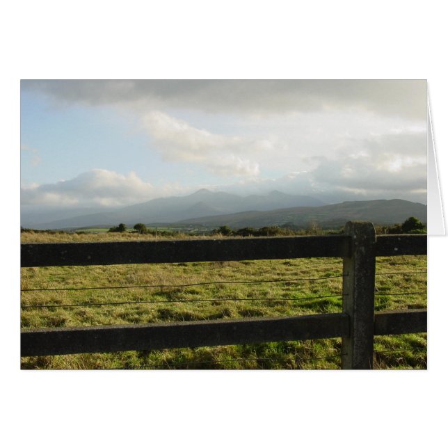 Carte de campagne irlandaise (Devant horizontal)
