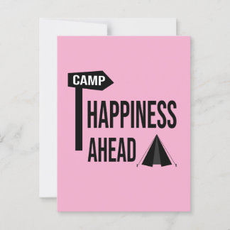 Carte de camping cool