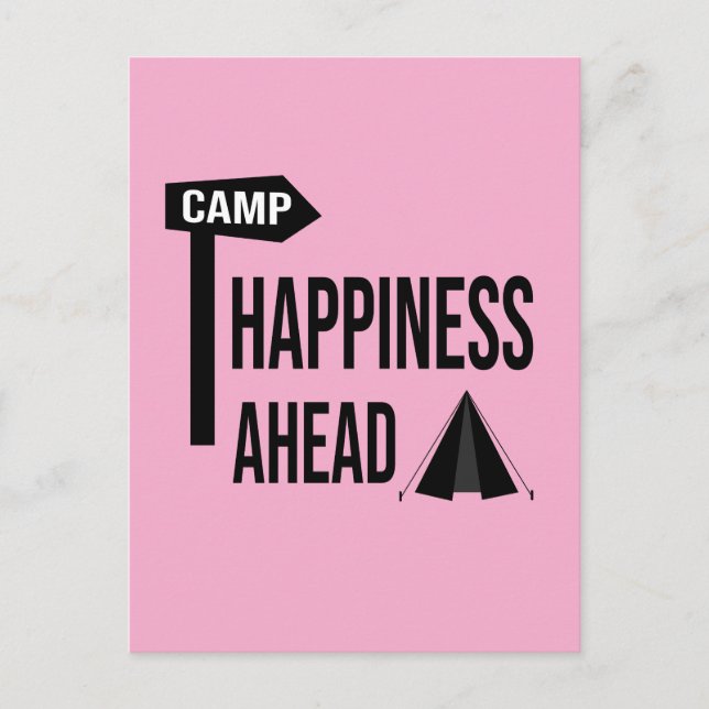Carte de camping cool (Devant)