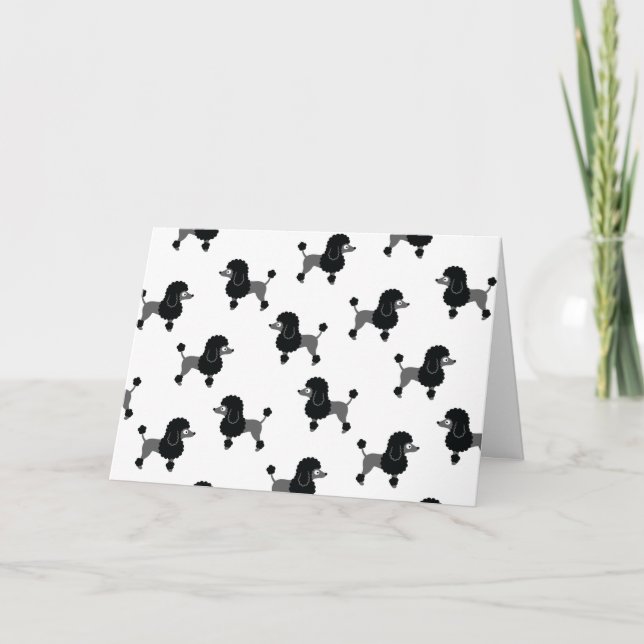 Carte de caniche (Devant)