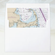Carte de Cape Cod Carte marine do-it-yourself Mari