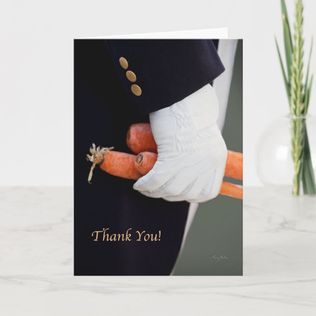 Carte de carottes de Merci (Devant)