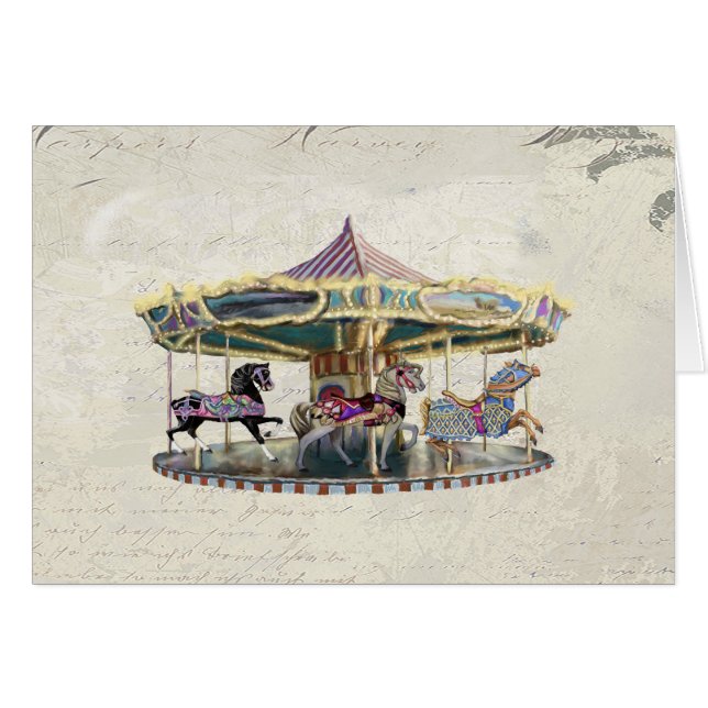 Carte de carrousel (Devant horizontal)