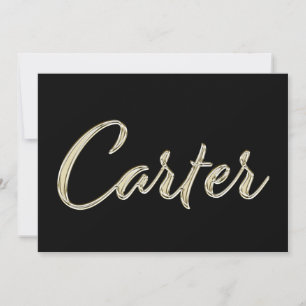 Carte de Carter White Gold