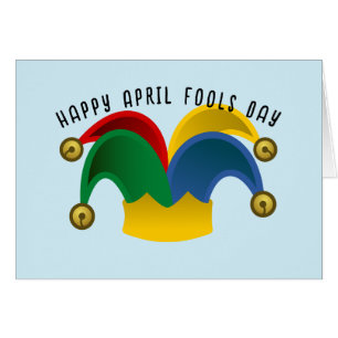 Carte de Casquette du jour du fou d'avril