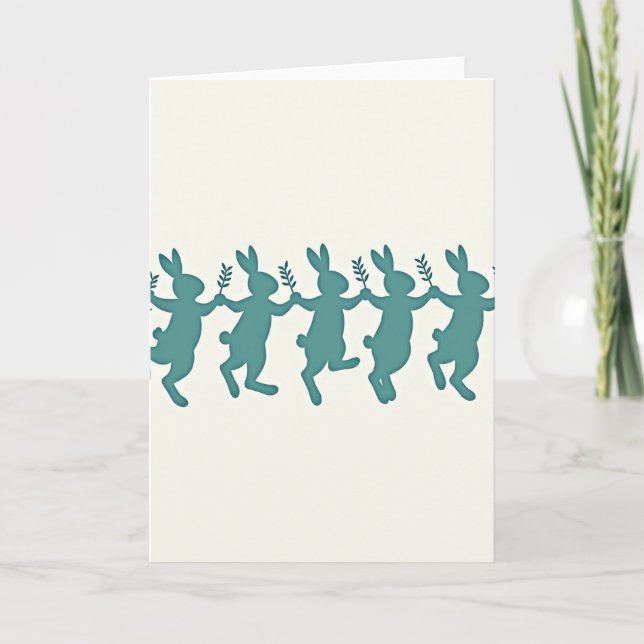 Carte de célébration d'ami dansant (Devant)