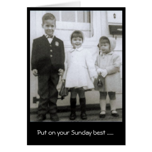Carte de célébration du dimanche (Devant)