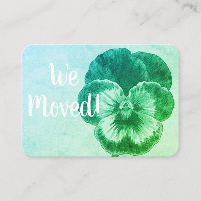 Carte de changement d'adresse (Devant)