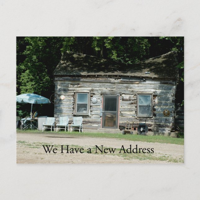 Carte de Changement d'Adresse : Cabane dans les Bo (Devant)