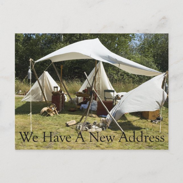 Carte de changement d'adresse - Camp (Devant)