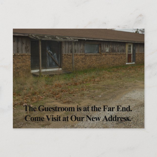 Carte de changement d'adresse : Chambre (Devant)