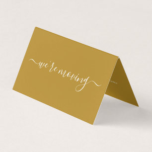 Carte de changement d'adresse de script simple