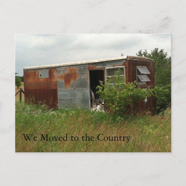 Carte de changement d'adresse : Déménagé dans le p (Devant)