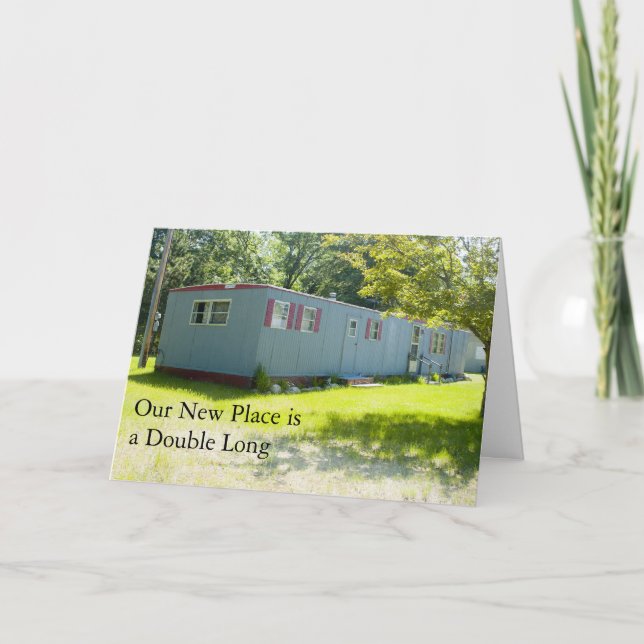 Carte de changement d'adresse : Double Long (Devant)