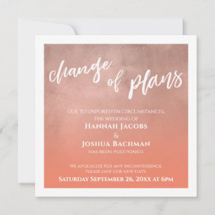 Carte de changement de régime du Mariage reportée