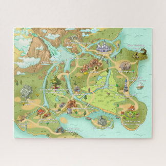 Carte de chaque puzzle MMORPG